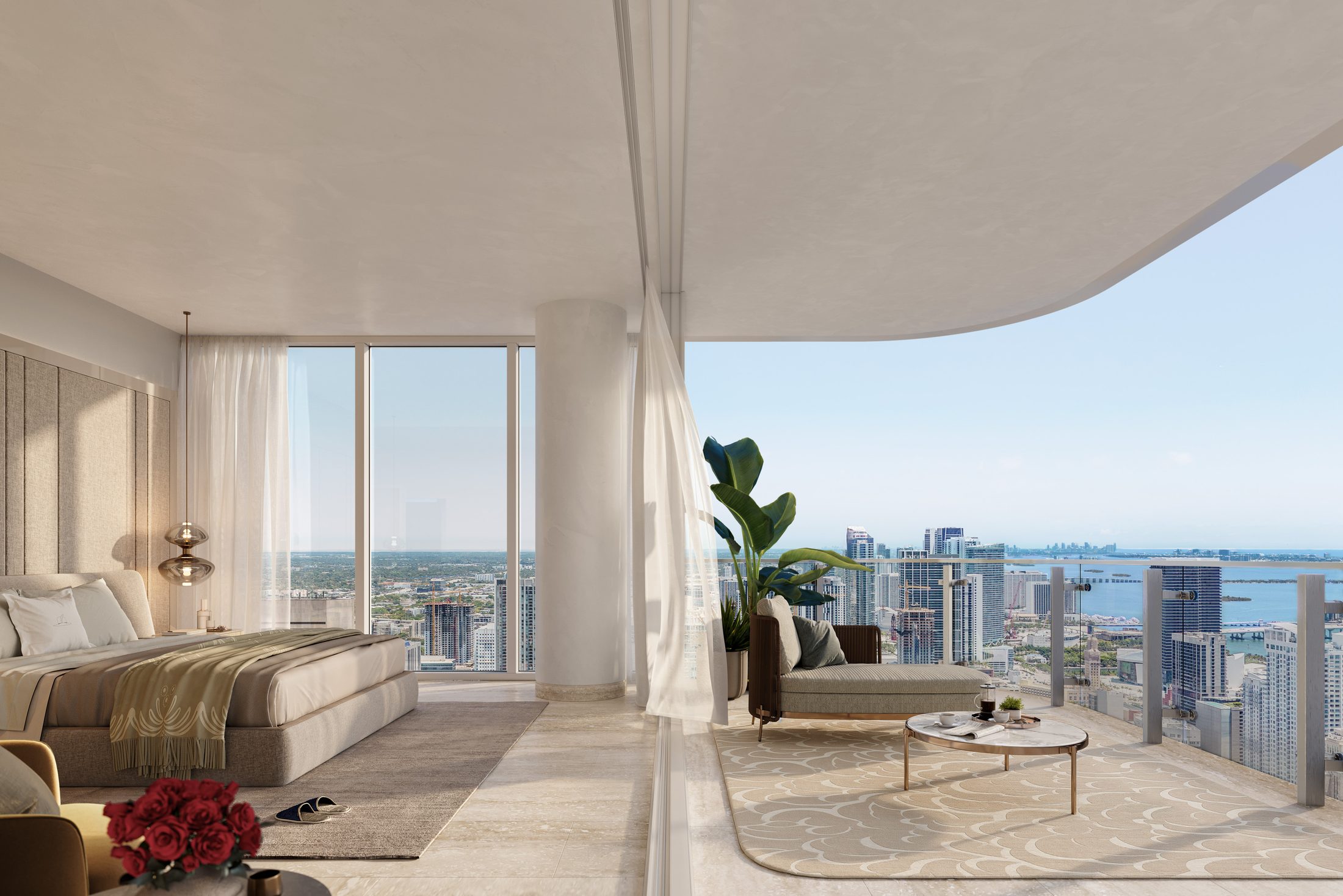 Primary bedroom, Faena Residences Miami